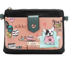 Nikky Dog Print Wallet NWT